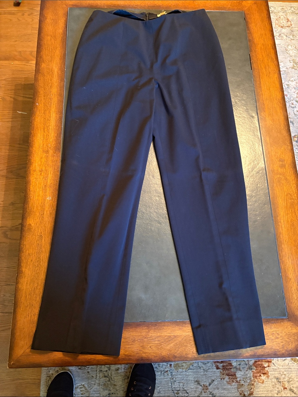 Caslon Navy Straight-Leg Dress Pants